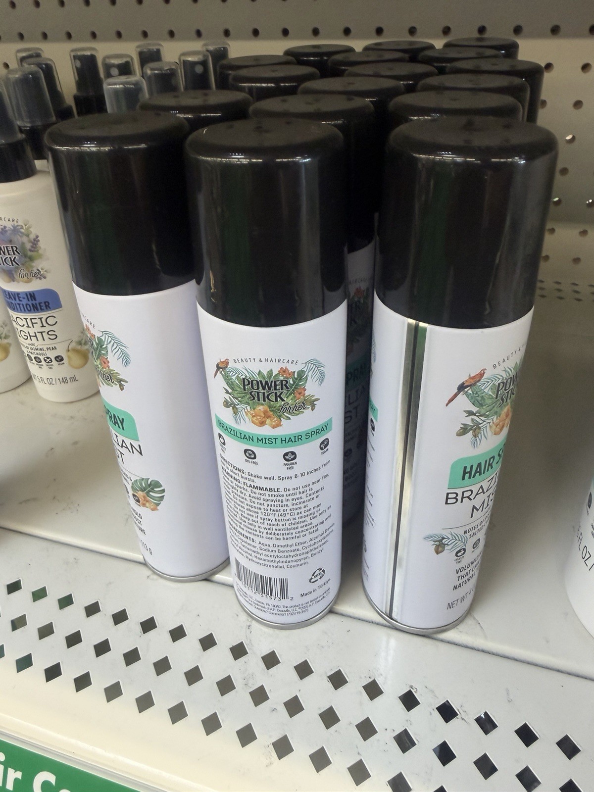 Power Stick for her Brazilian Mist Hairspray, Paraben-Free, 4 oz Pistachio