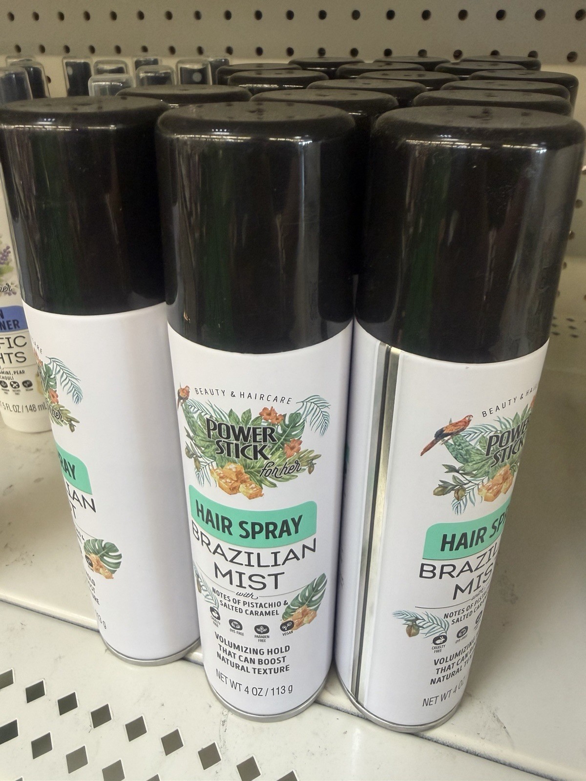 Power Stick for her Brazilian Mist Hairspray, Paraben-Free, 4 oz Pistachio