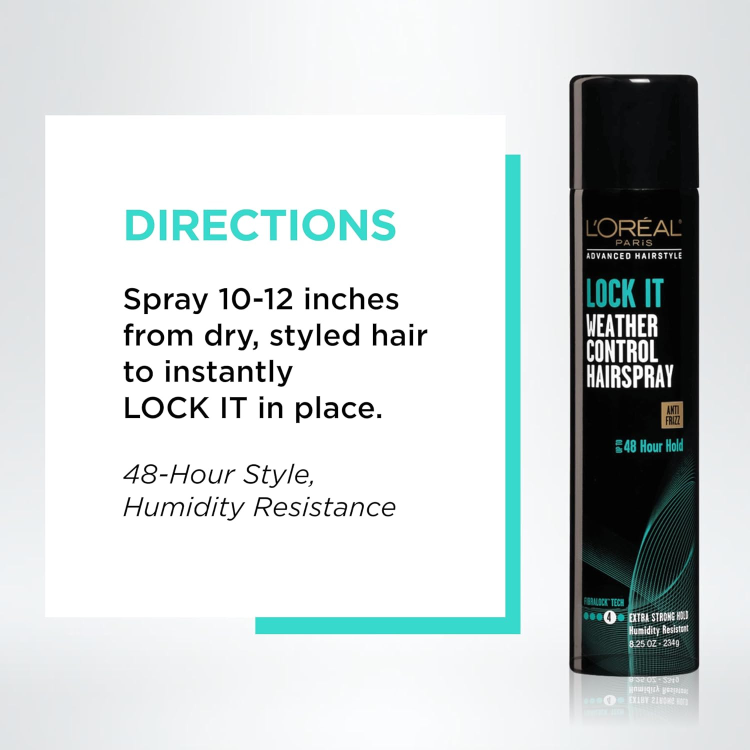 L’Oréal Paris Advanced Hairstyle LOCK IT Weather Control Hairspray, 8.25 Oz.