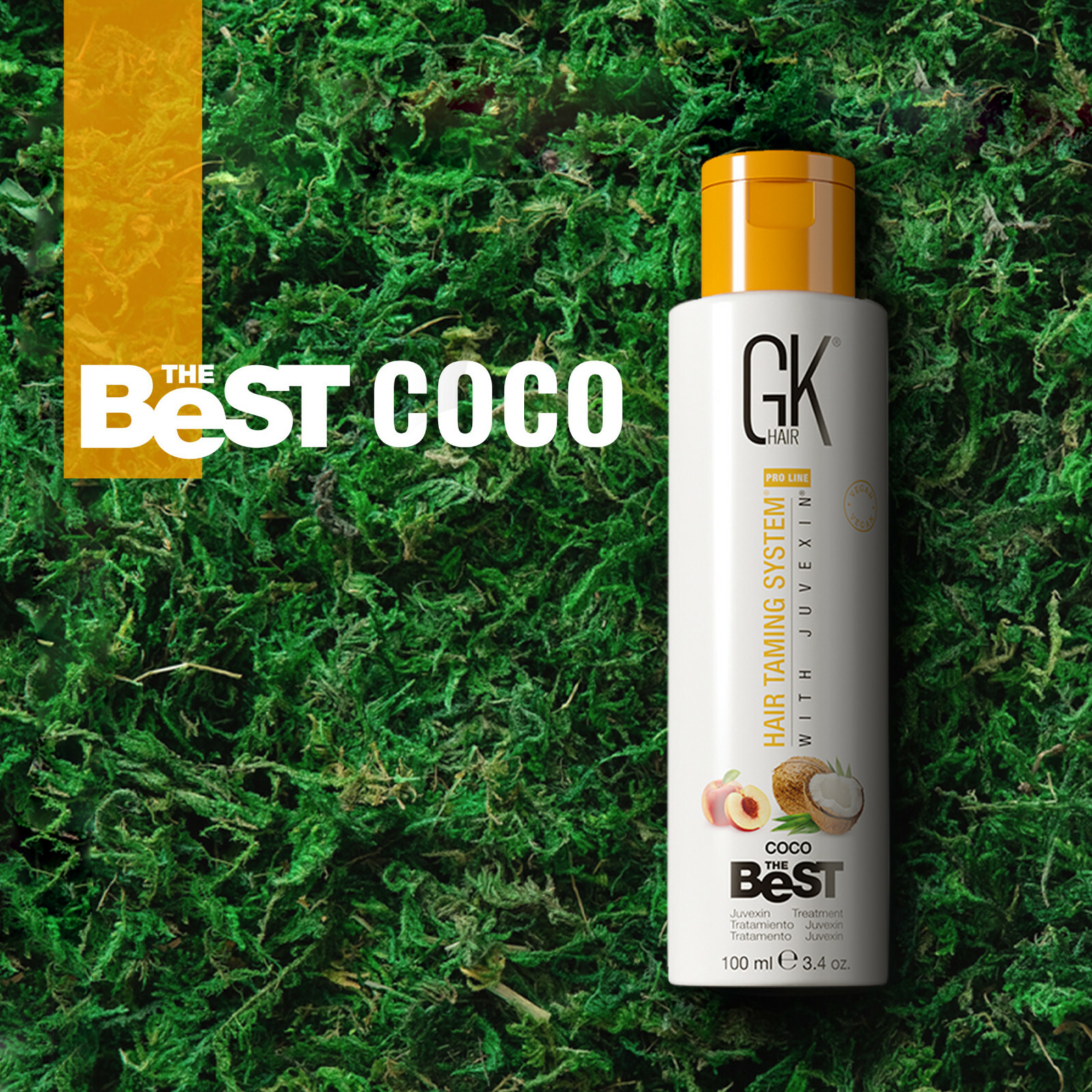 GK HAIR Women The Best COCO Vegan Smoothing Keratin Treatment Free Serum 0.34 oz