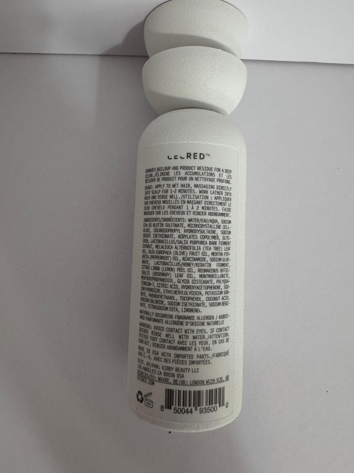 CECRED Clarifying Shampoo & Scalp Scrub 8 oz – 236 ml w/o box
