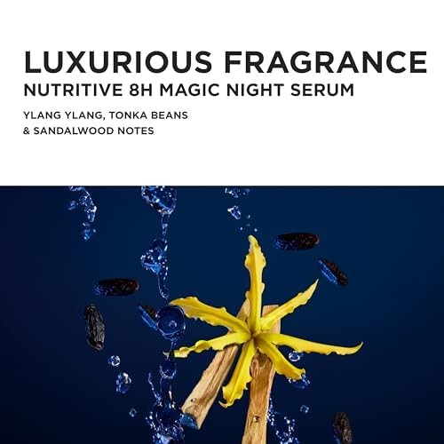 Nutritive 8H Overnight Serum Dry Hair 1 Fl Oz Enhances Shine Reduce Frizz