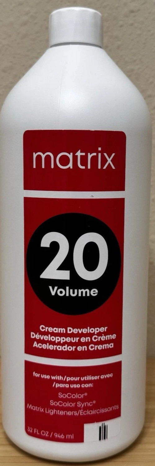 Matrix 20 Volume Cream Developer 32 oz , Liter