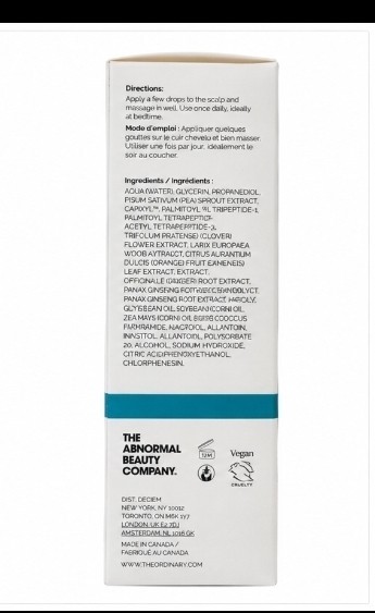 The Ordinary Multi-Peptide Serum for Hair Density 60ml / 2 fl oz Hair Growth
