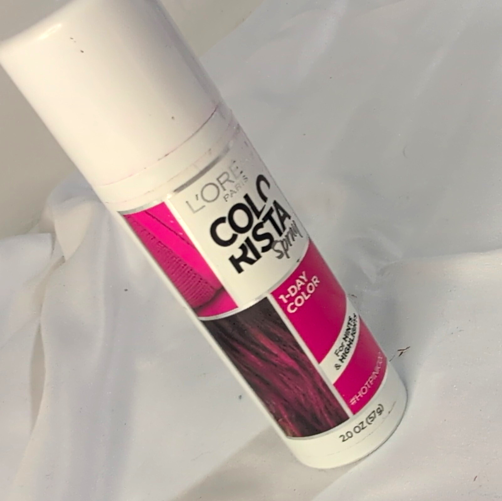 L’Oréal Colorista Wash-Out Hair Color Spray Hot Pink 2.0 oz #HOTPNK100