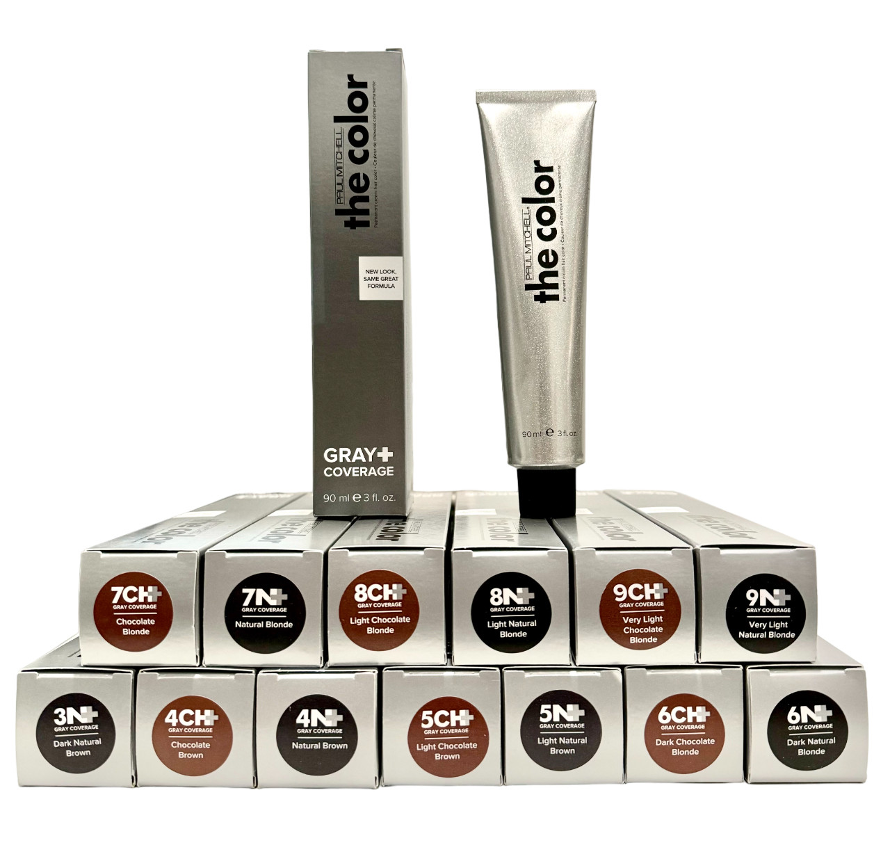 Paul Mitchell The Color GRAY+ Permanent Cream Hair Dye Color 3.0 oz AUTHENTIC
