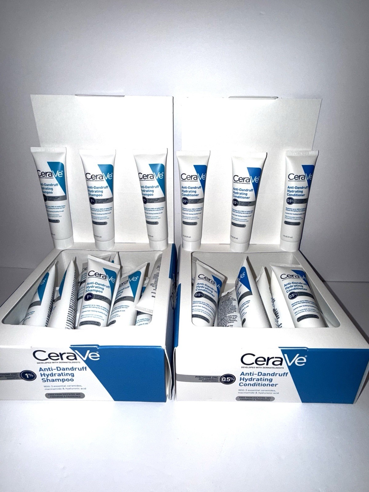 CeraVe Anti Dandruff Shampoo & Conditioner 2 Pack, 15 FL Oz Each Pack.