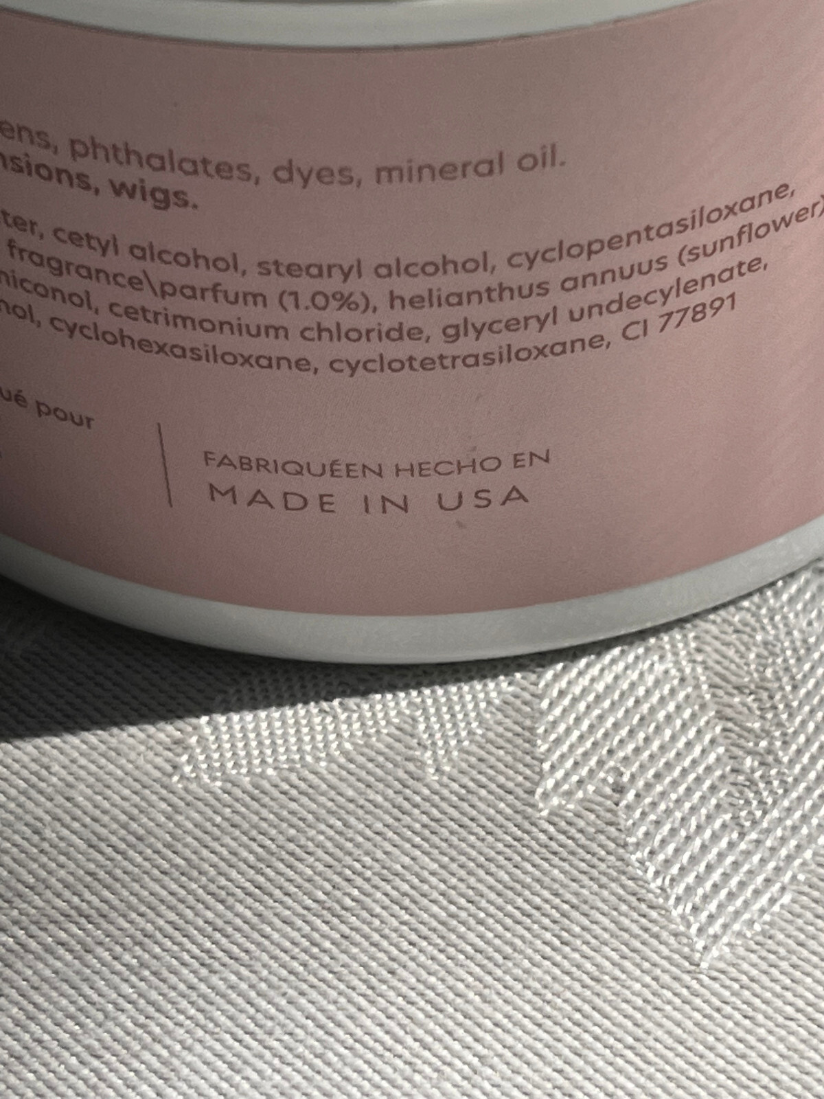 Rose + Quartz Hair Mask Damage Treatment Soft Silky & Shine FULL SIZE 8 fl oz