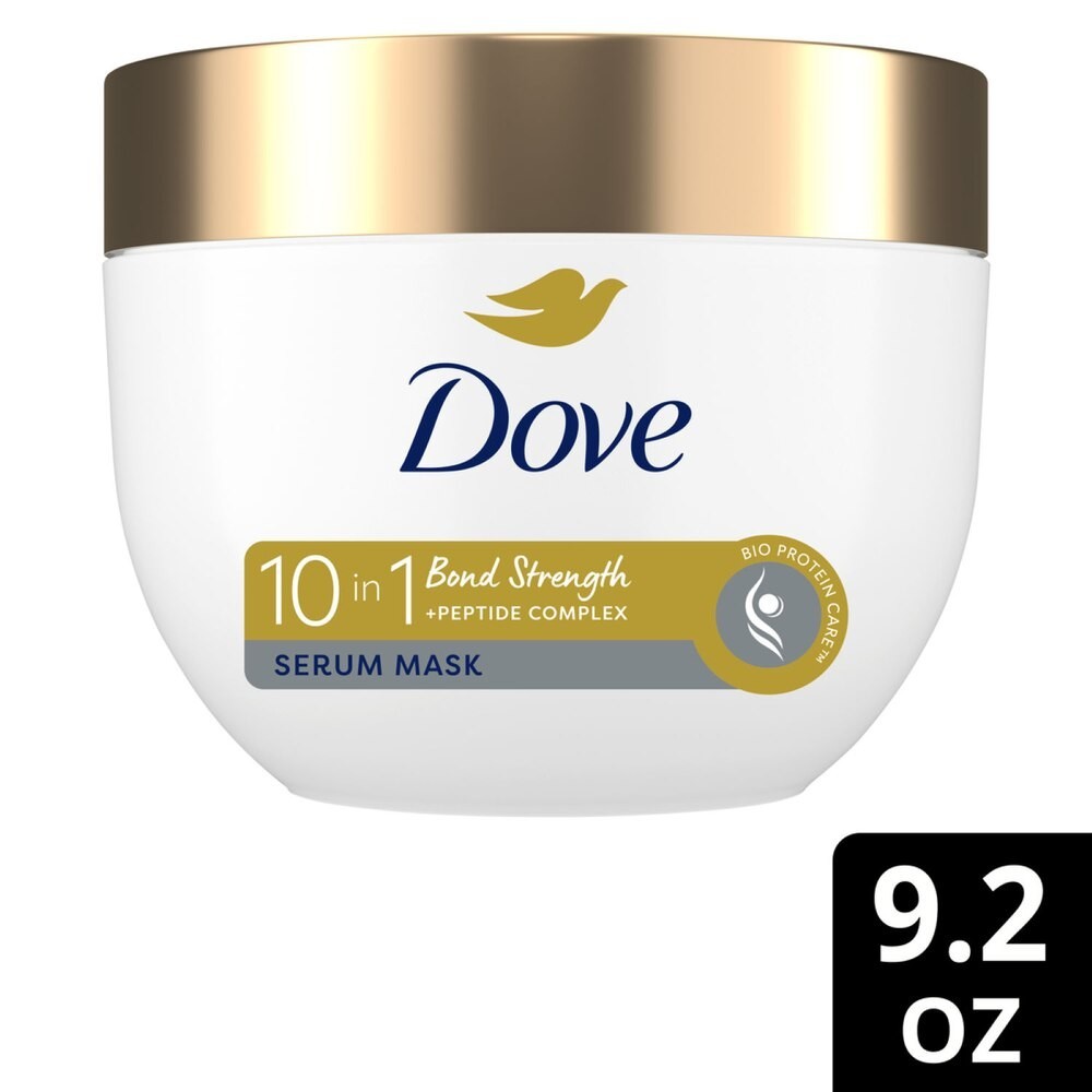 2 PACK Dove 10-in-1 Bond Strength Serum Mask, 9.2 OZ