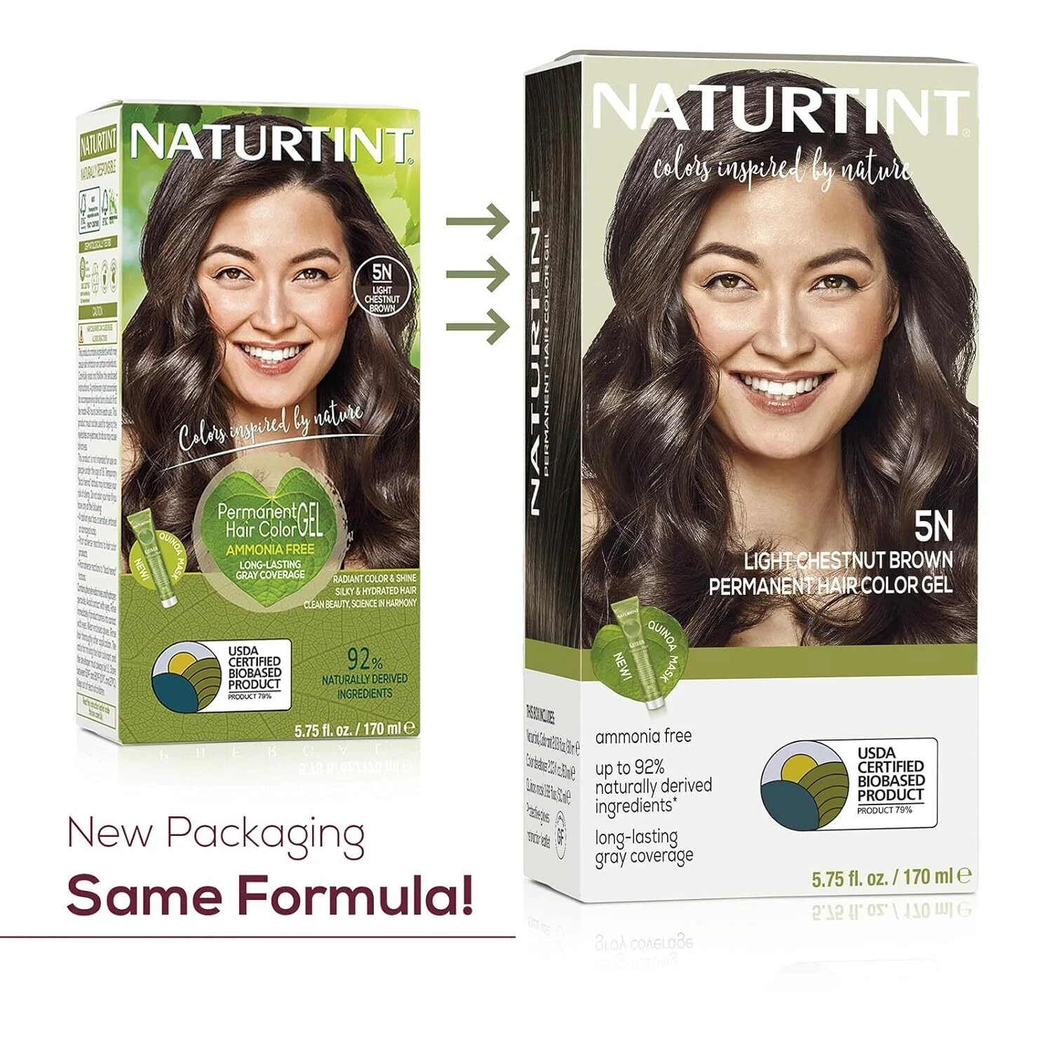 Naturtint 5N Permanent Hair Colour in Light Chestnut (Pack of 6)