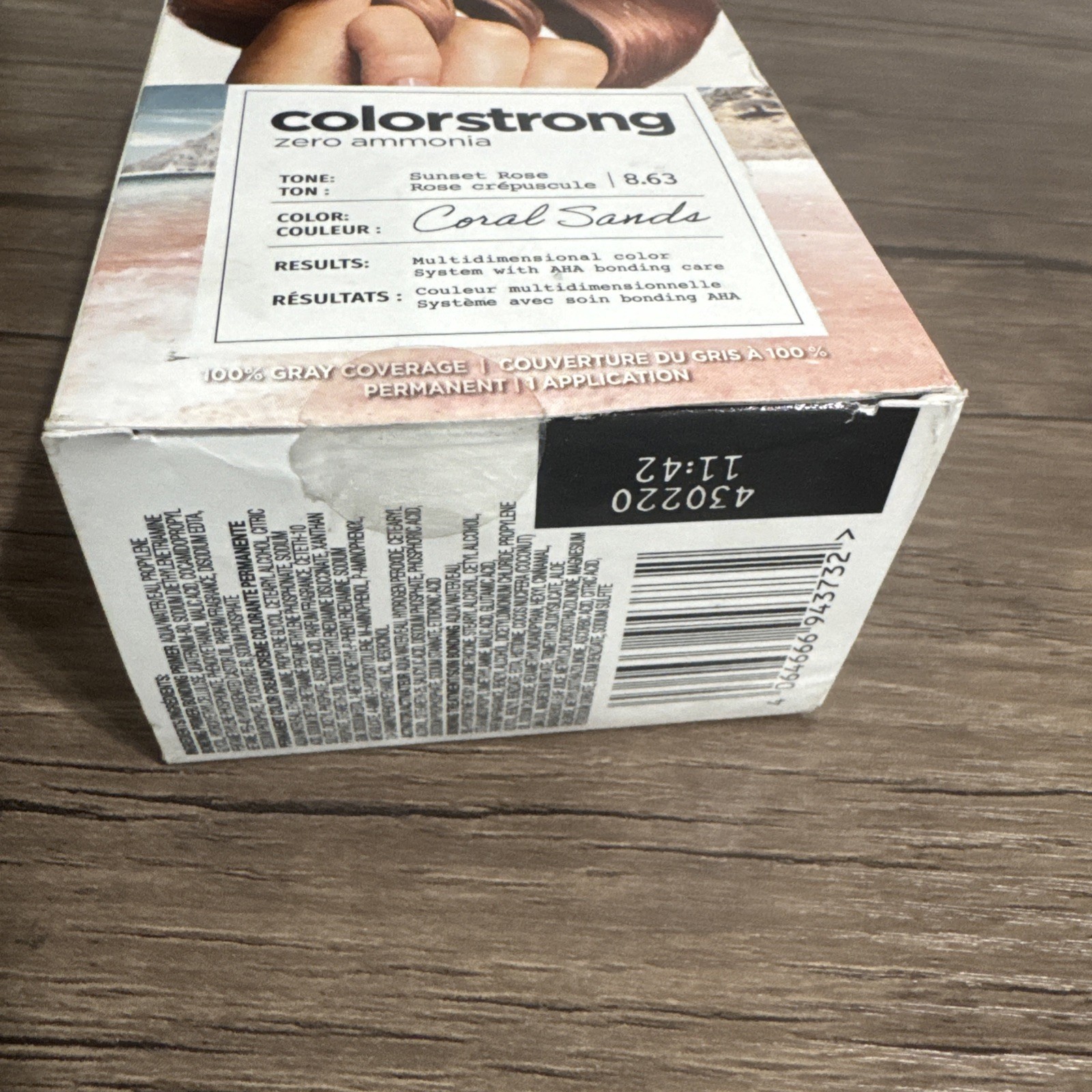 Clairol Color Strong Zero Ammonia ~ Sunset Rose 8.63 Coral Sands Hair Color