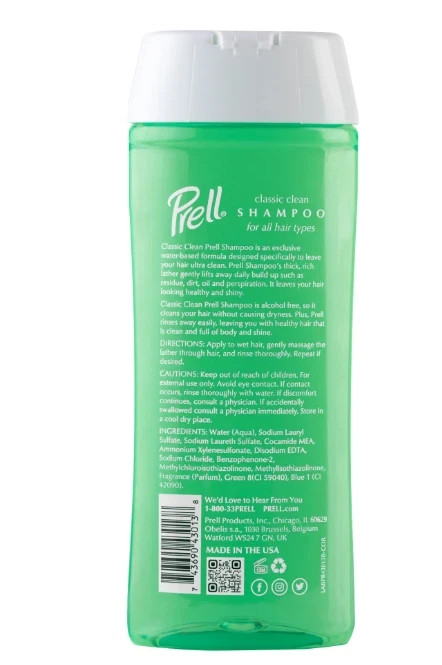 (2 pack) Prell Shampoo Classic 13.5 oz., All Hair Types, Adult