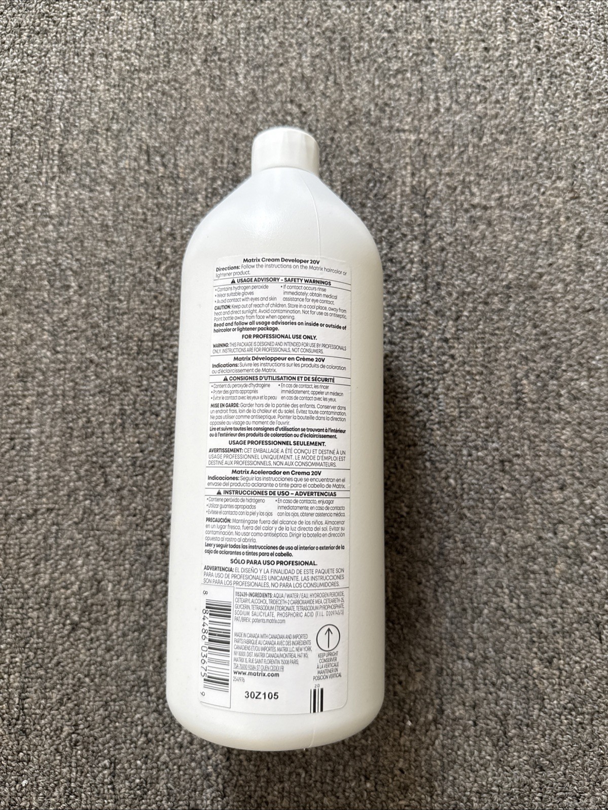 Matrix Socolor 20 Volume Cream Developer 32oz