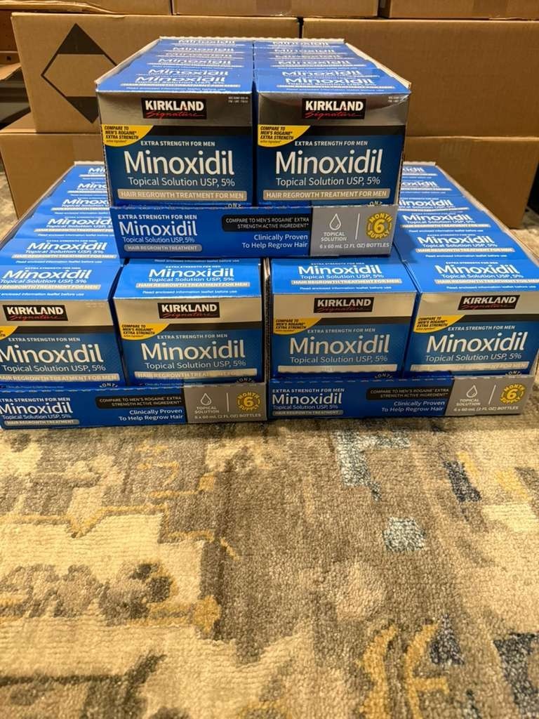 36 Boxes – Kirkland Minoxidil 5% Hair Regrowth Treatment – Factory Sealed