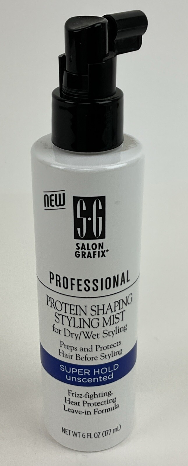 Salon Grafix Protein Shaping Styling Mist Super Hold Unscented SG 1 Bottle