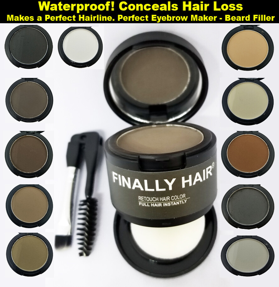 Waterproof Hair Fibers Hair Loss Cover Up Concealer Thickener by Finally Hair