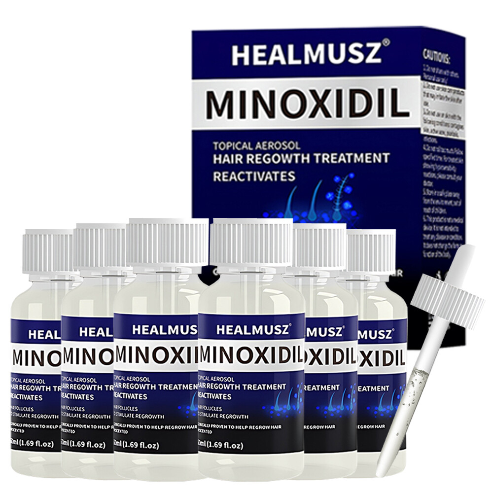 6 Pack Minoxidil 5% Extra Strength Men Hair Regrowth Treatment 6 Month Supply