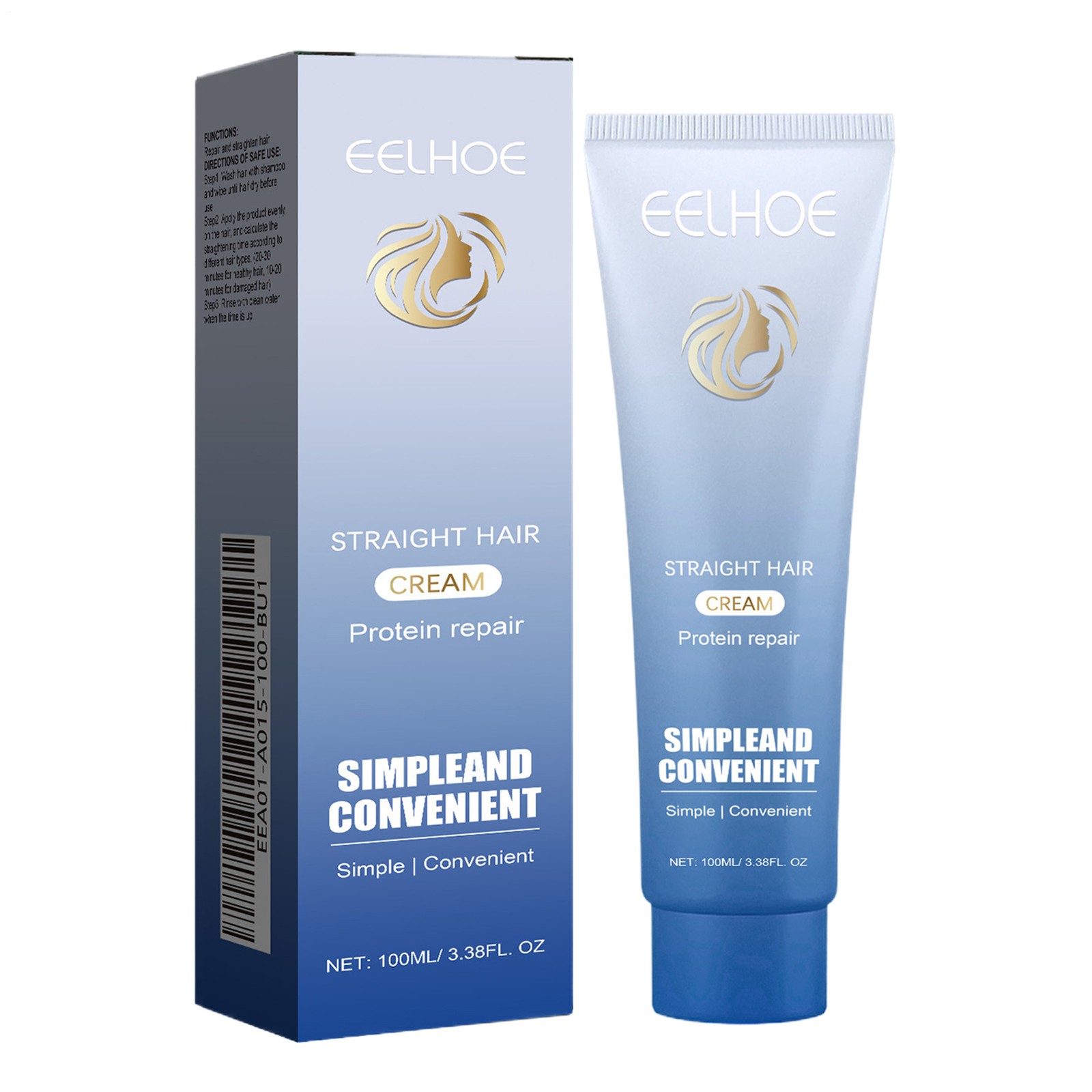 Protein Correction Hair Straightening Cream, Hair Care Straight Cream Hair