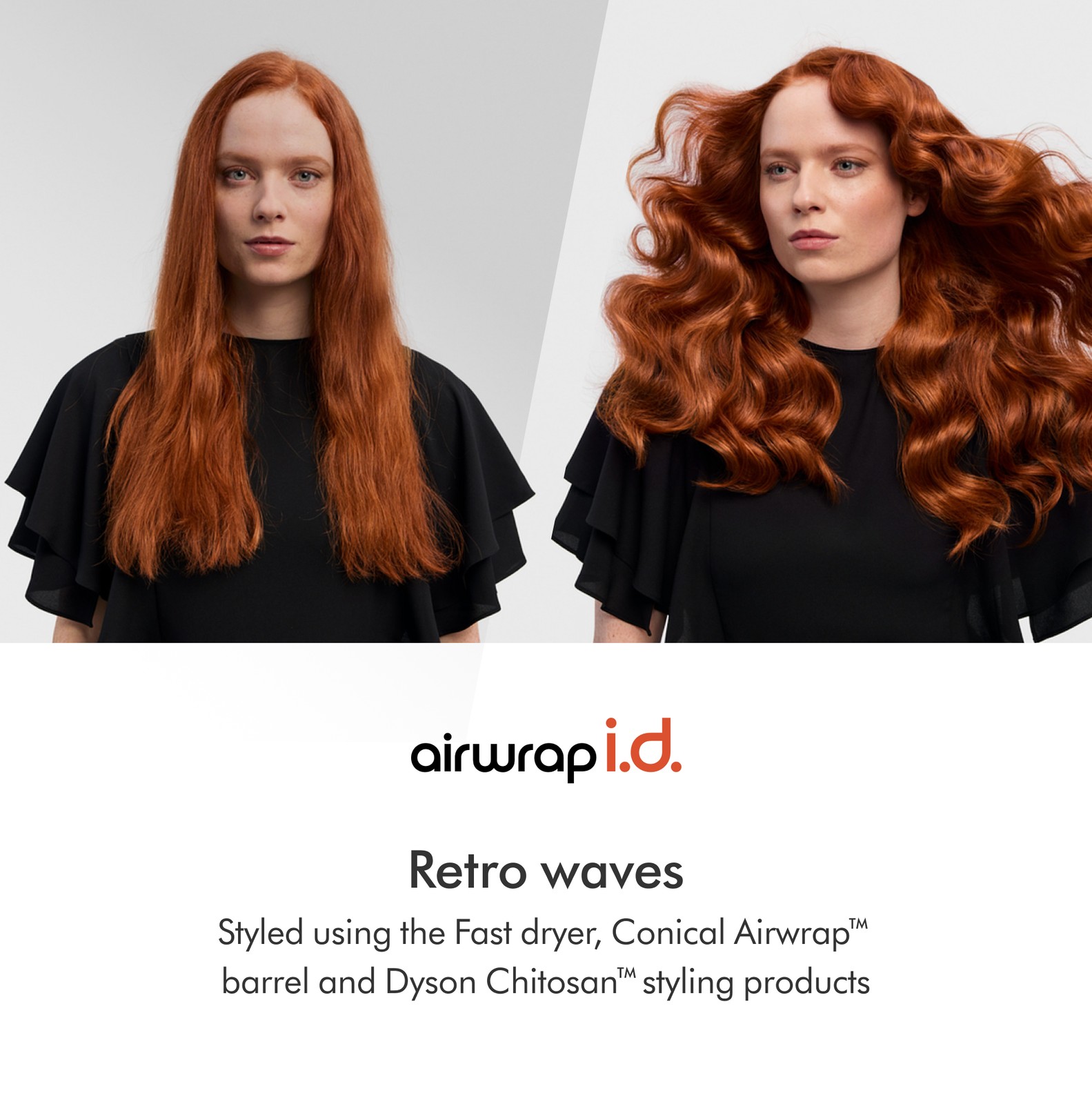 Dyson Airwrap i.d.™ multi-styler Straight+Wavy | Amber Silk | Refurbished