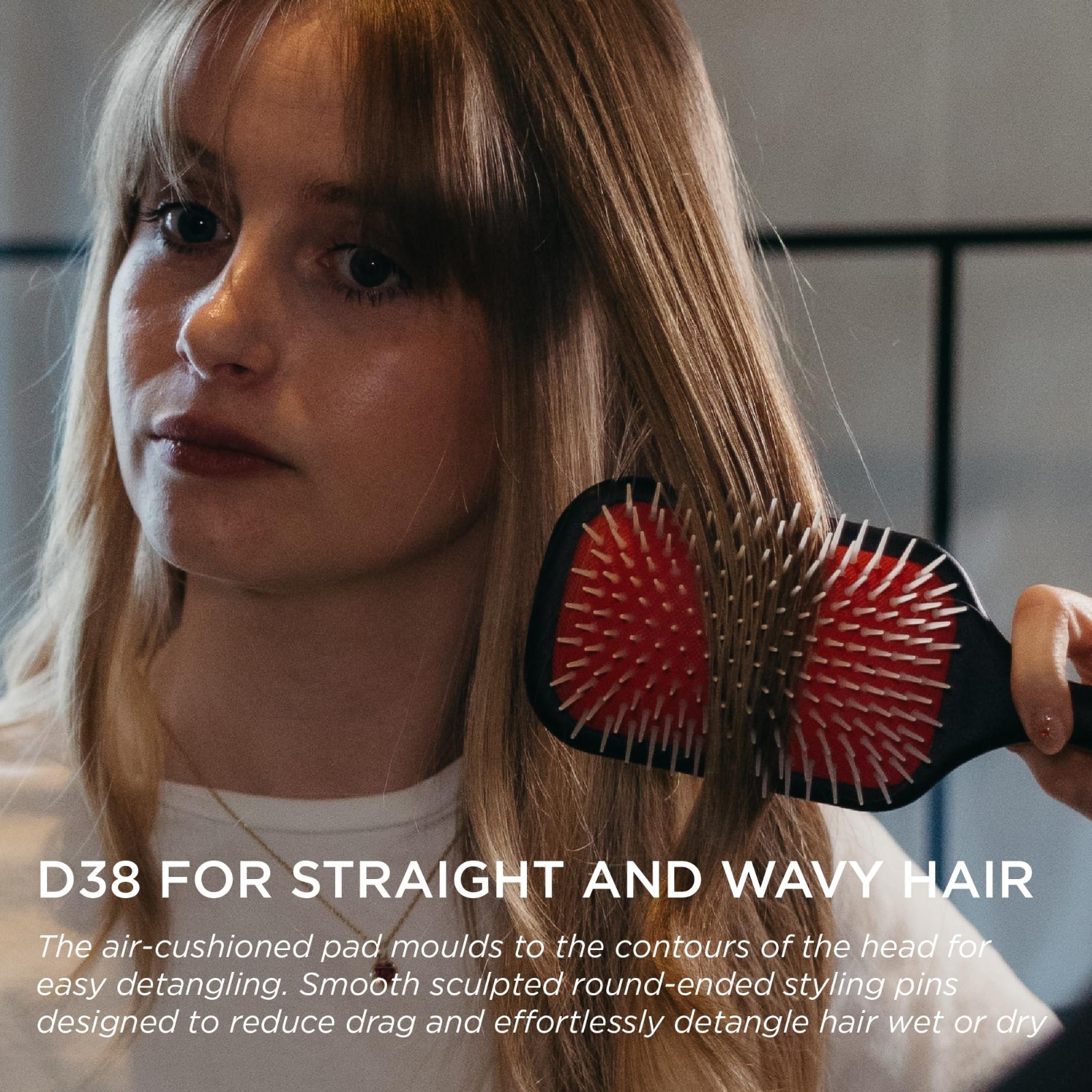 Power Paddle Hair Brush for Quick Detangling, Blow Drying & Styling – Unisex