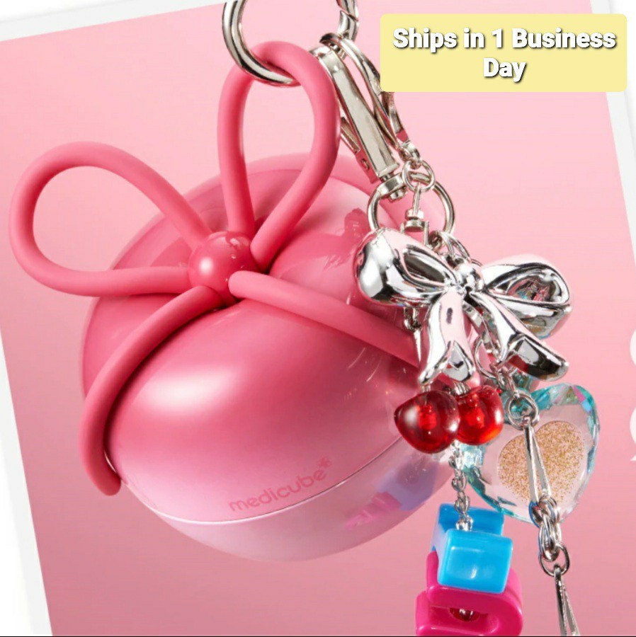 Medicube FOREVER CHERRY Ribbon Cherry Hair Brush Pink Limited Edition Korea