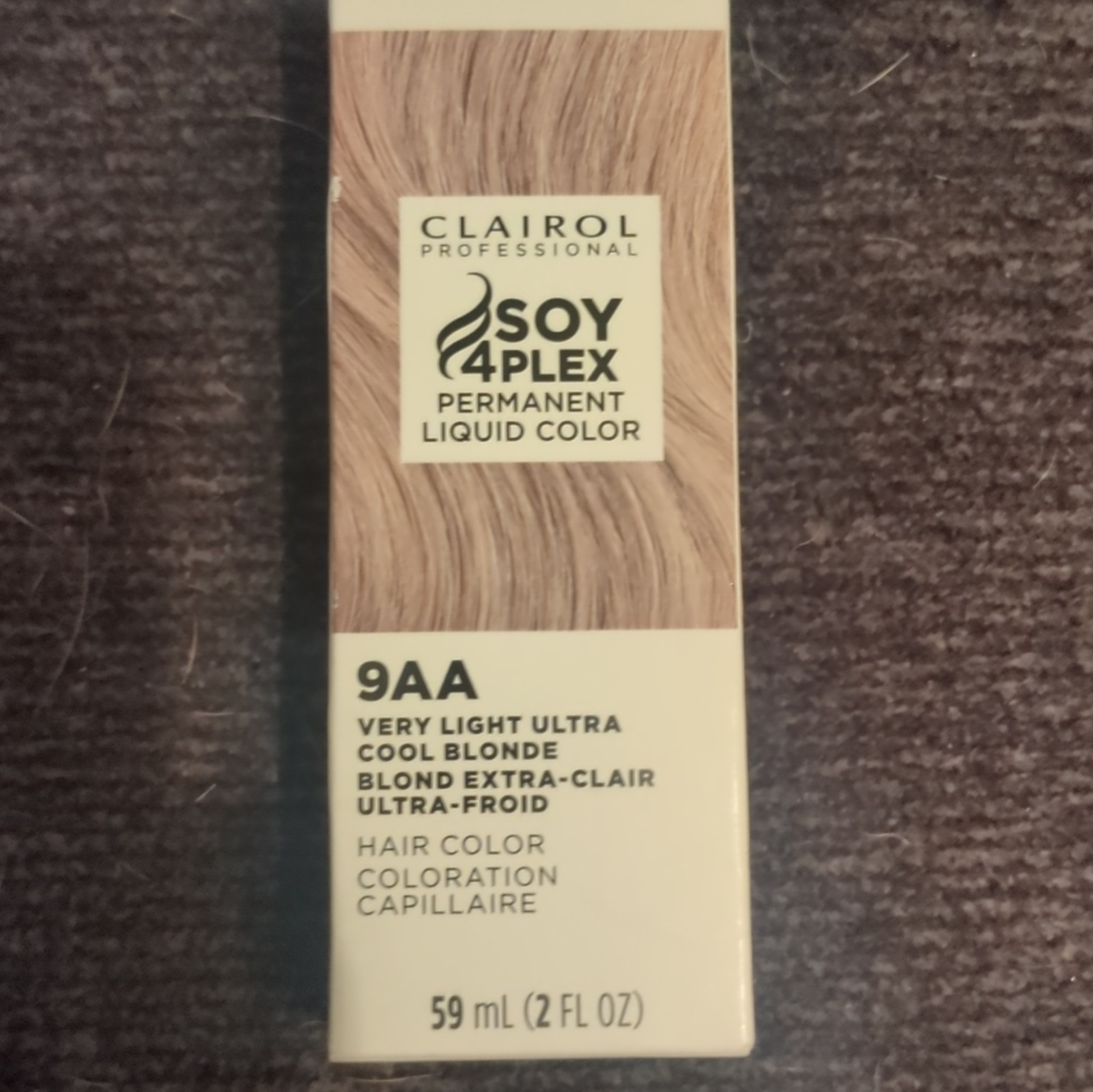 Clairol Professional Soy4Plex 9AA Very Light Ultra Cool Blonde HairColor 2oz NEW