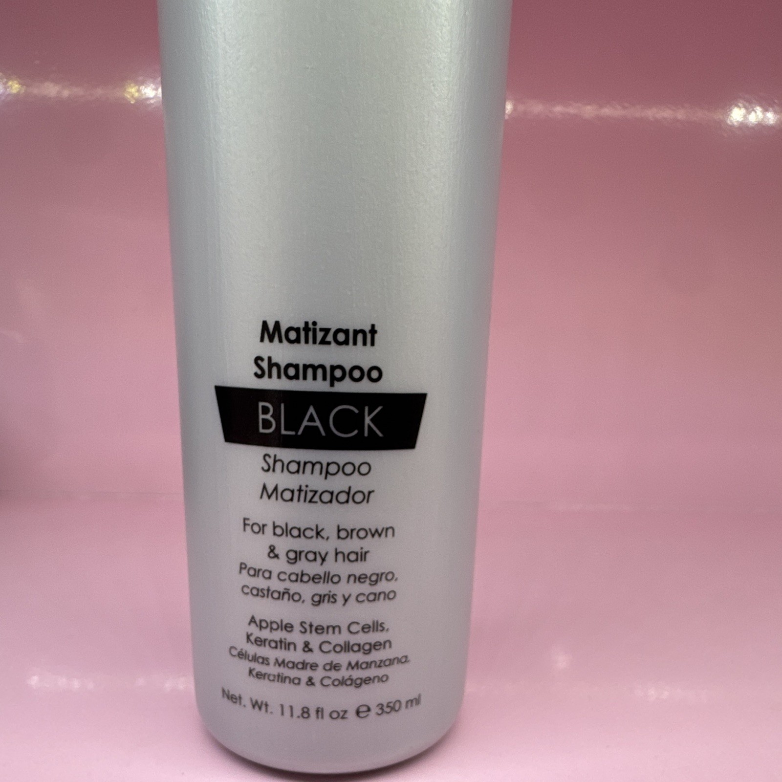 Wow Beauty Factor Matizant Black Toning Shampoo Gray Hair Keratin 11.8 oz