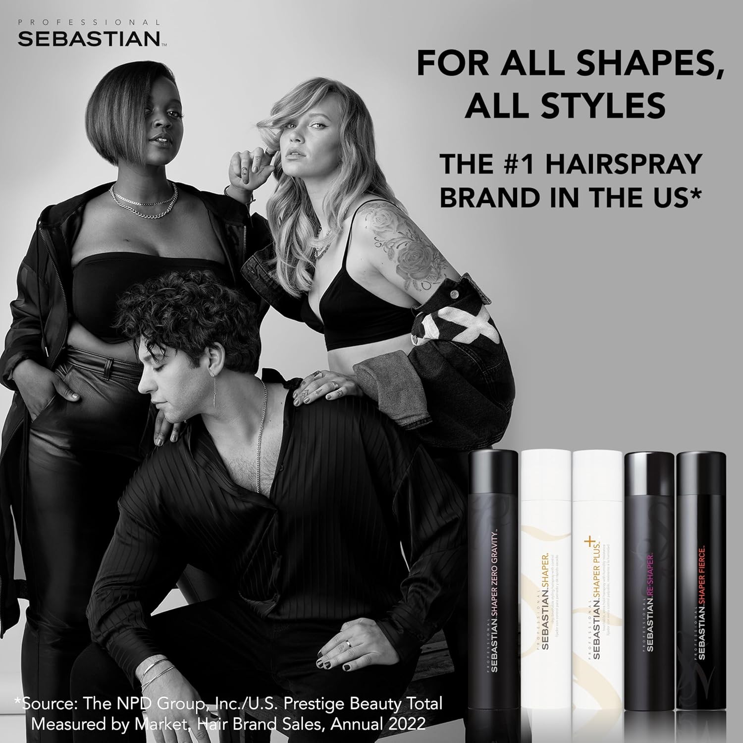Sebastian Professional Shaper Hairspray Flexible Medium Hold Brushable Spray