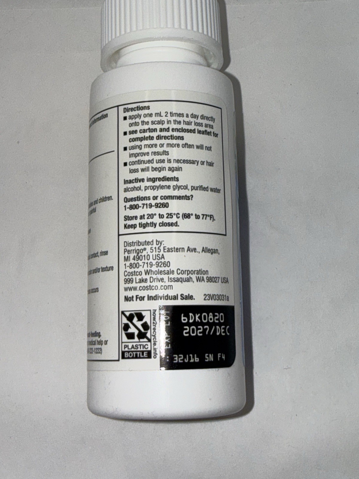 Kirkland Minoxidil 5% Extra Strength Men 2 Month Supply Hair Regrowth Sealed