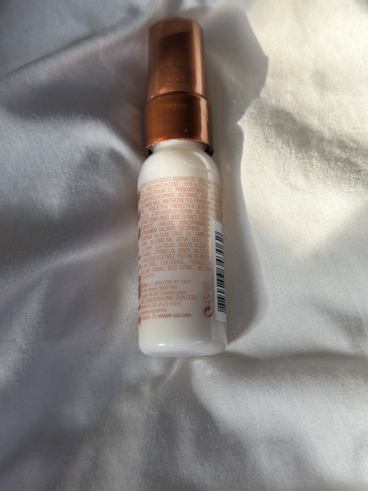 MIZANI 25 Miracle Milk Leave-In Spray w/ Coconut Oil Unisex Sample 1 fl oz