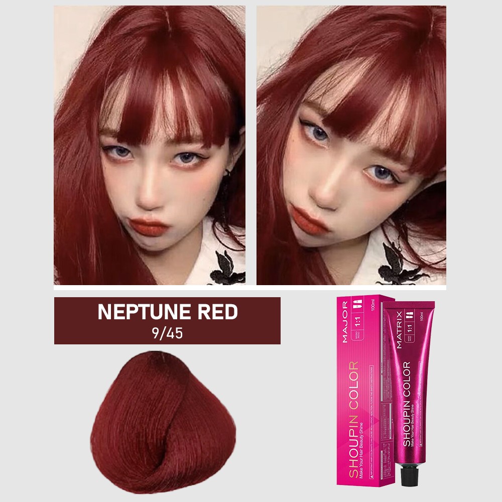SHOUPIN Hair Coloring Shampoo Micro Tide Color Single Hair Cream 56 Colors 100ml