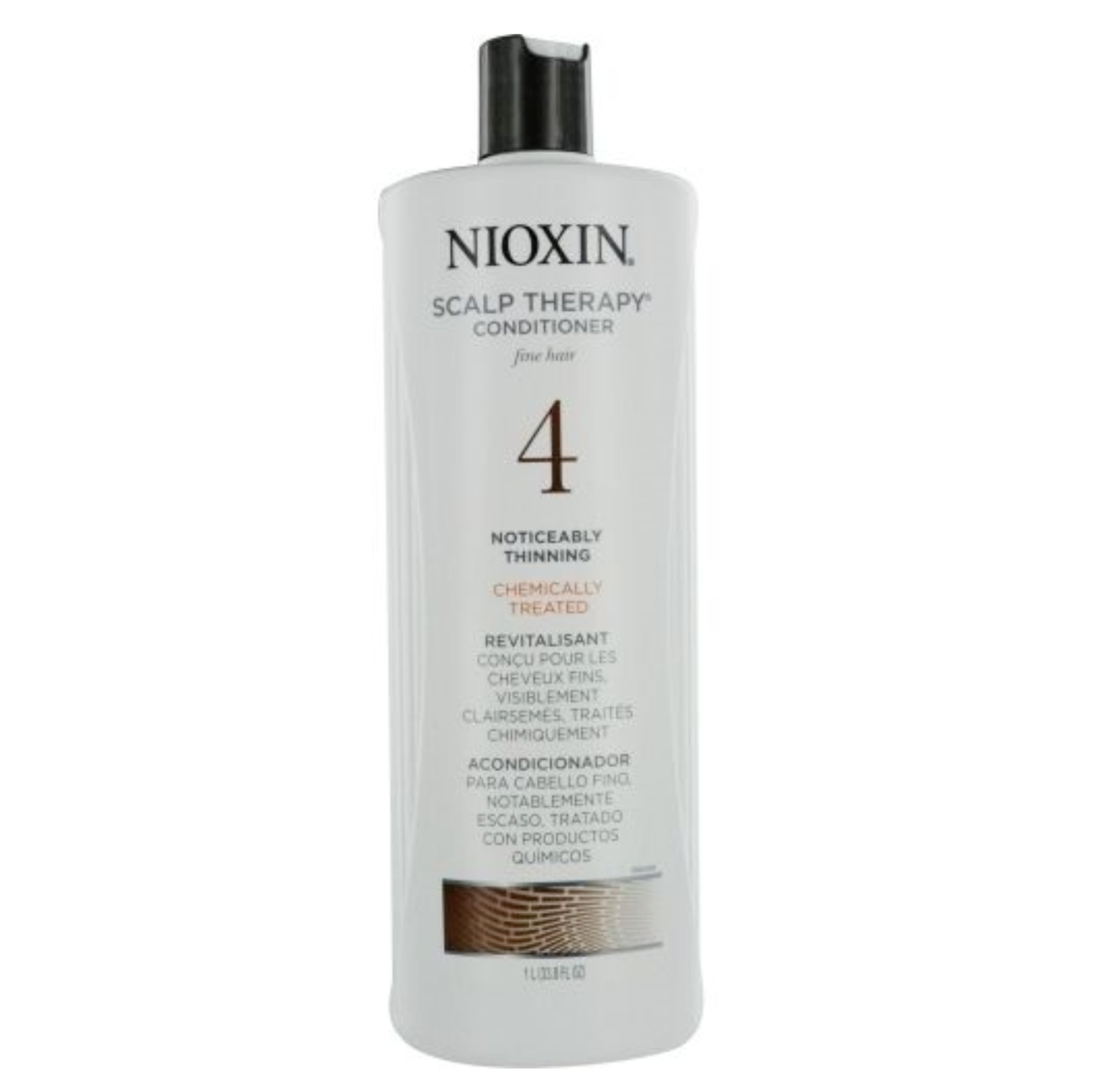 Nioxin System 4 Scalp Therapy Conditioner 33.8 oz / 1 Liter NEW Authentic