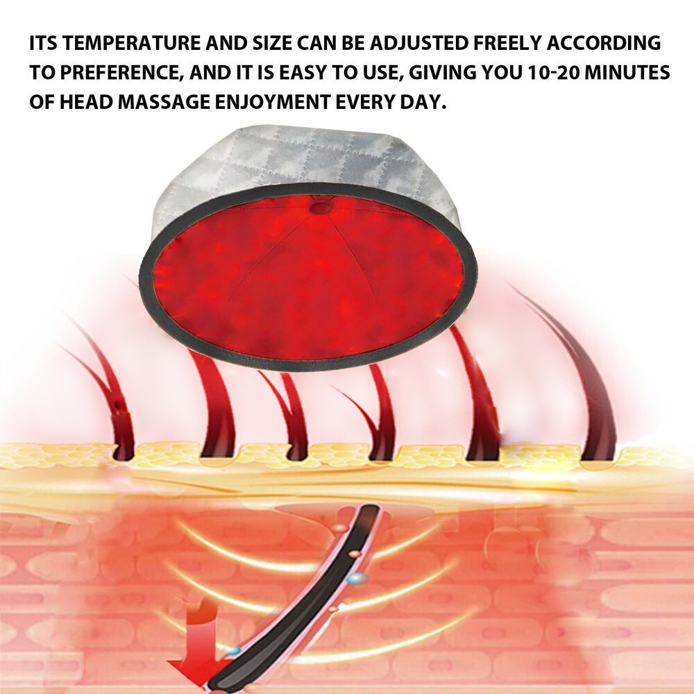 Electric Heating Hair Care Hat Hair Care Growth Regrowth Helmet Anti Loss Treat