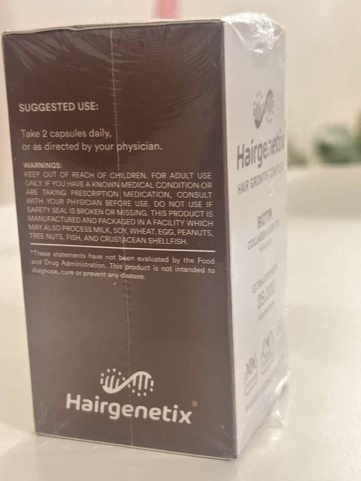 Hairgenetix Hair Growth Complex Biotin Collagen & Keratin Extra Strength – 60￼