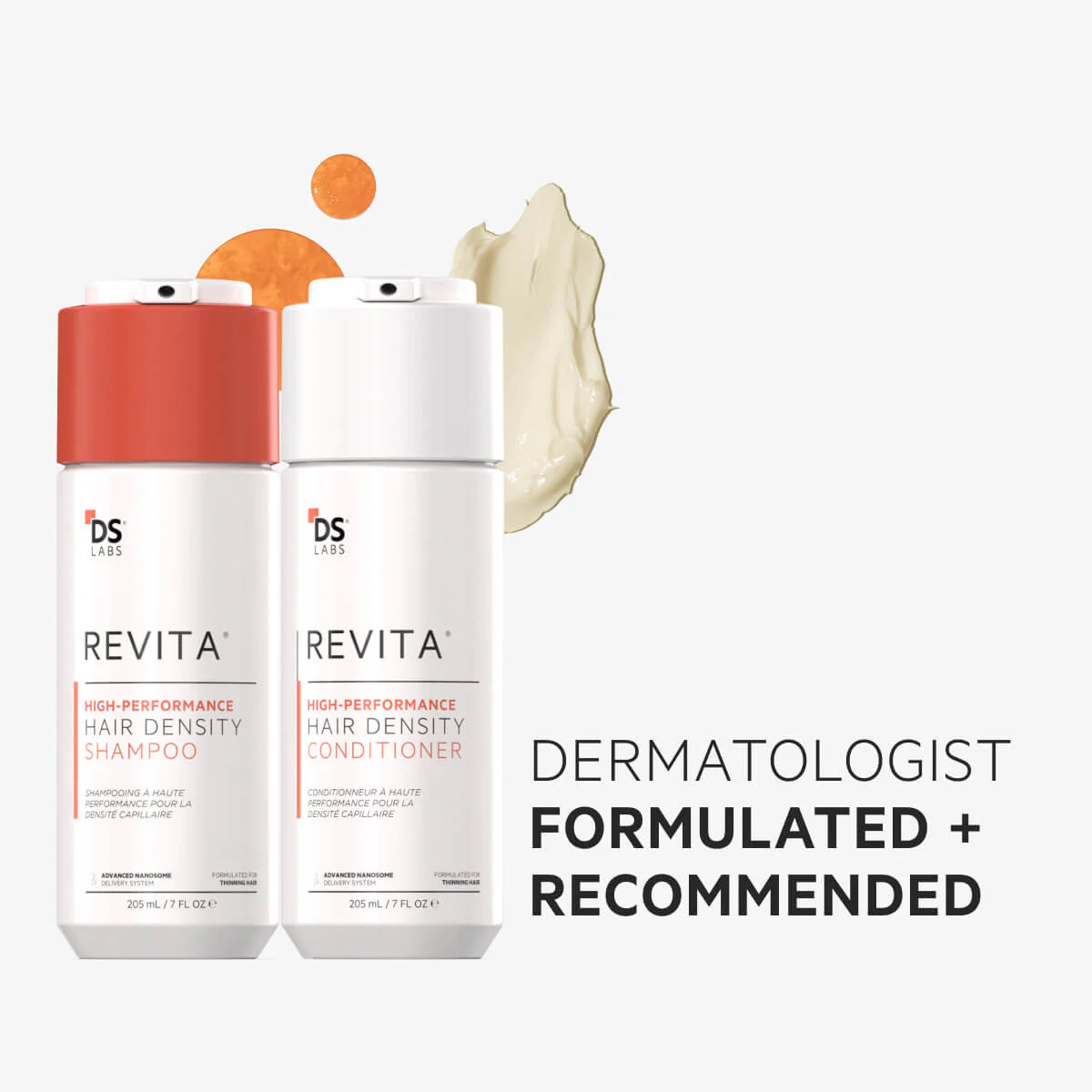 DS LABS Revita High-Performance Hair Stimulating Shampoo and Conditioner 205ml