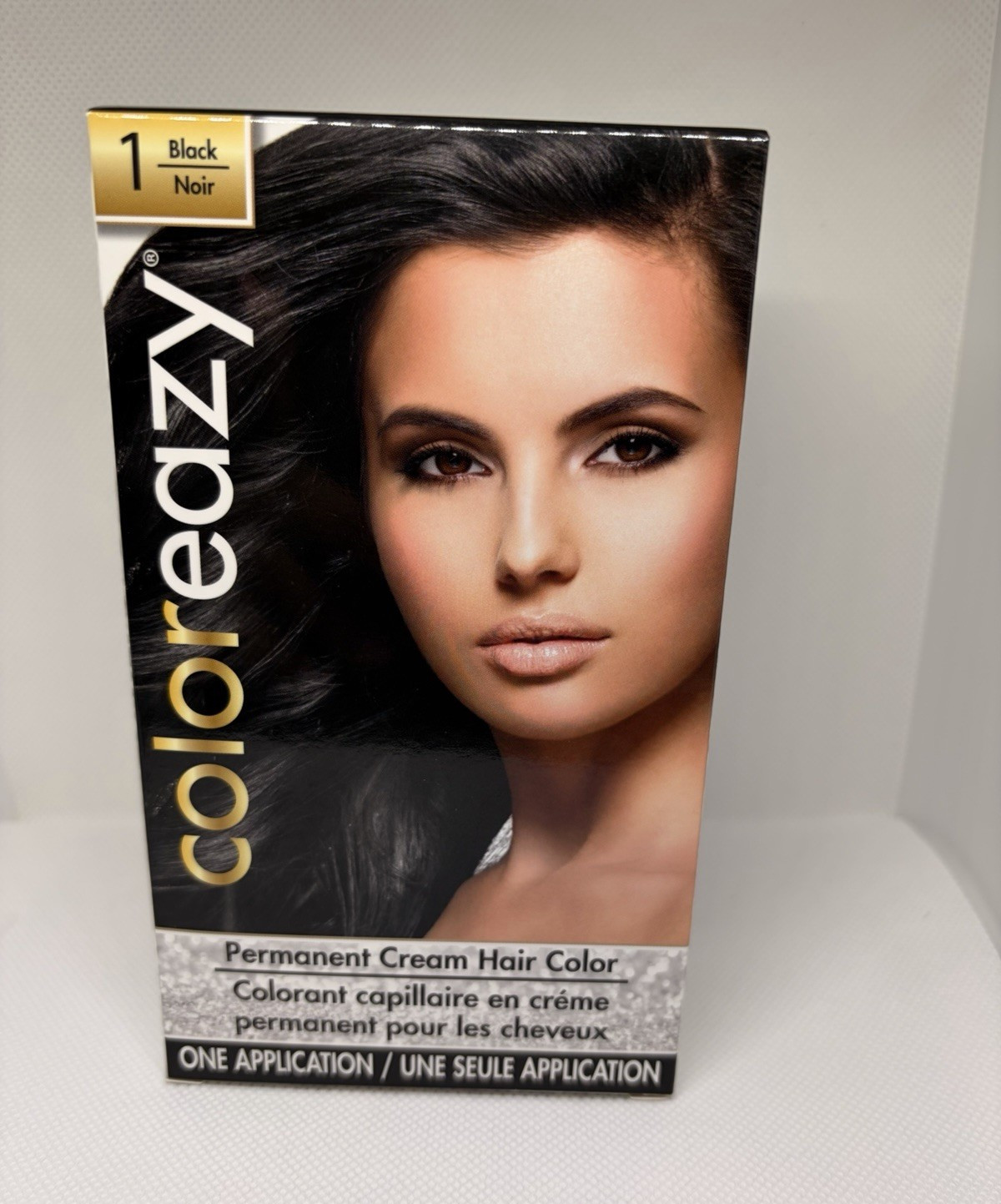 coloreazy Permanent Hair Dye Cream Black One Application Hair Color Shade