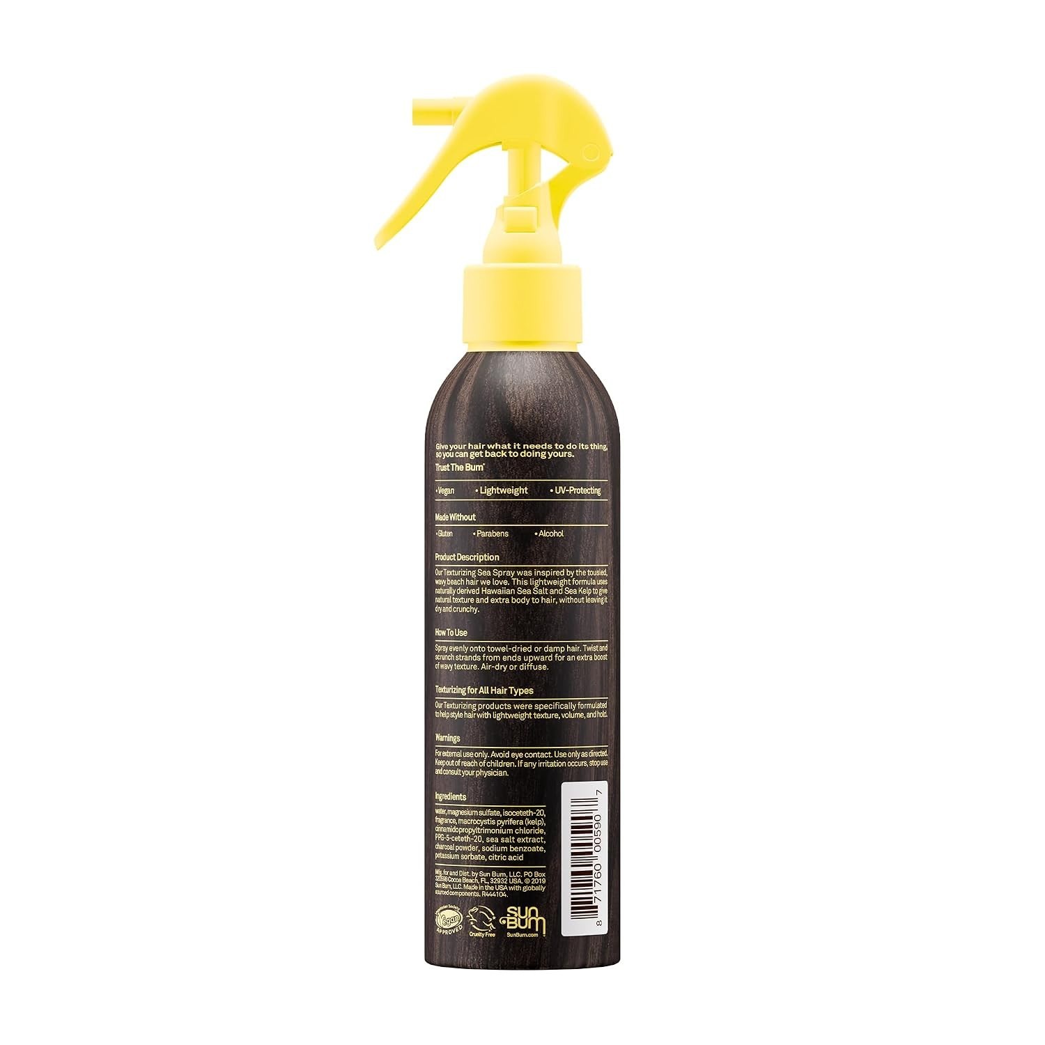 Sea Spray Texturizing & Volumizing Sea Salt Hair Spray – 6 oz | UV Protecting…
