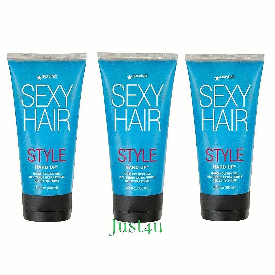 Style Sexy Hair Hard Up Gel, 5.1 oz (3PACK)