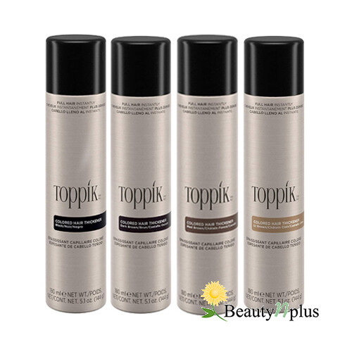 Toppik Colored Hair Thickener 5.1oz (BLACK/ DARK/ MEDIUM/ LIGHT BROWN)