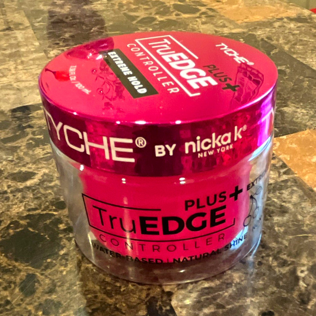 TYCHE TruEDGE Extreme Hold Edge Control Gel w/ Black Castor Oil 3.38 oz