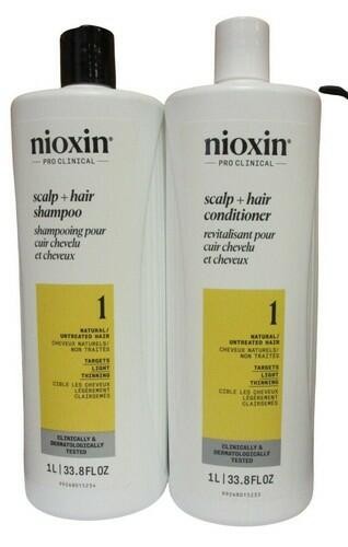 Nioxin Shampoo and Conditioner 33.8 oz Liter Choose your System 1, 2, 3, 4