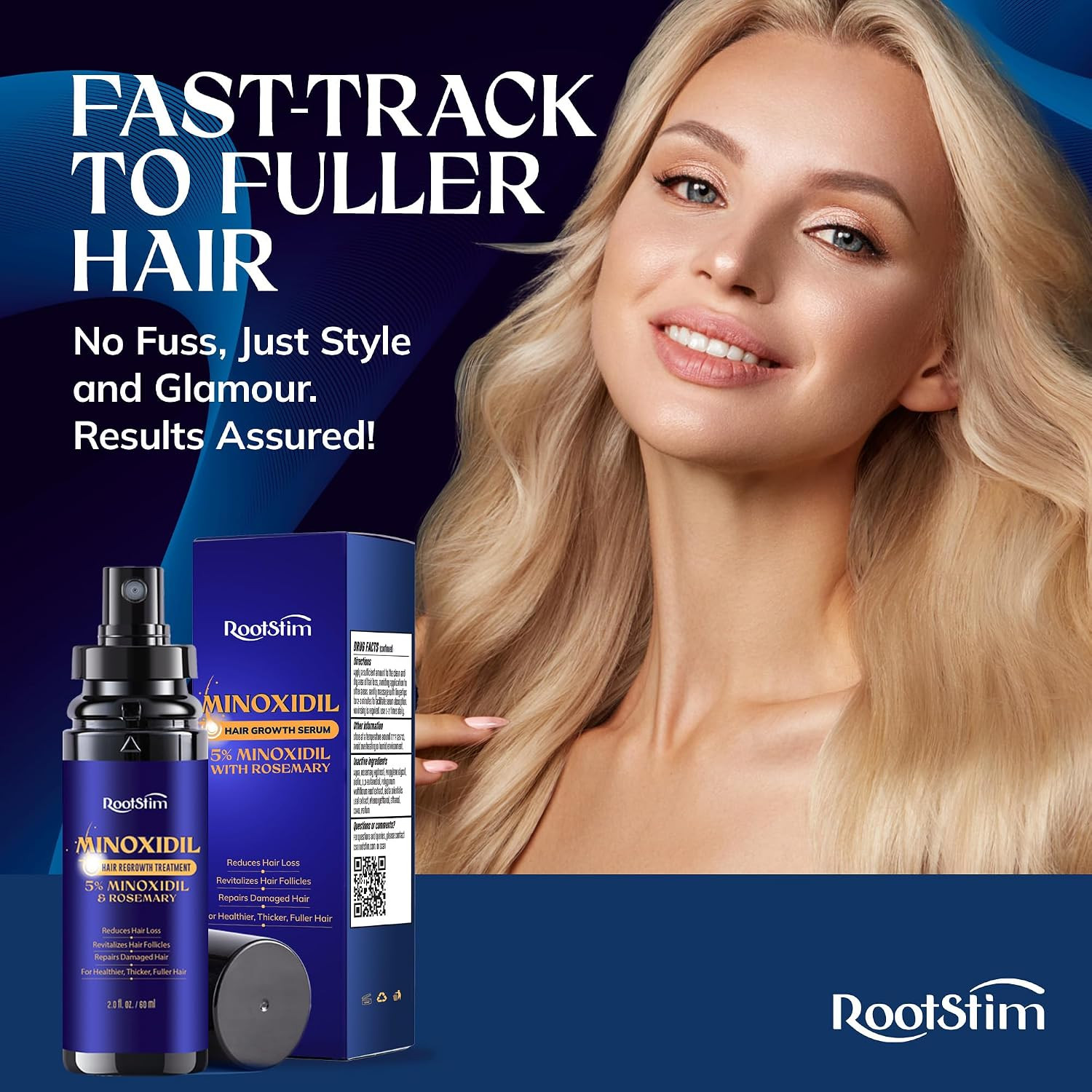 5% Minoxidil Hair Growth Spray for men and women