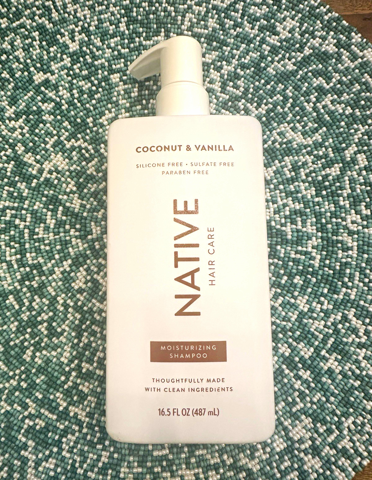 Native Coconut & Vanilla Moisturizing Shampoo 16.5 fl oz Silicone/Sulfate Free