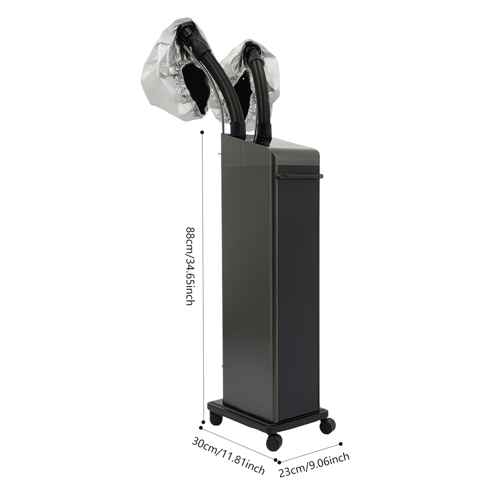 Professional Micro Mist Hair Steamer Hair Processor Nano Hair Steamer w/Wheels