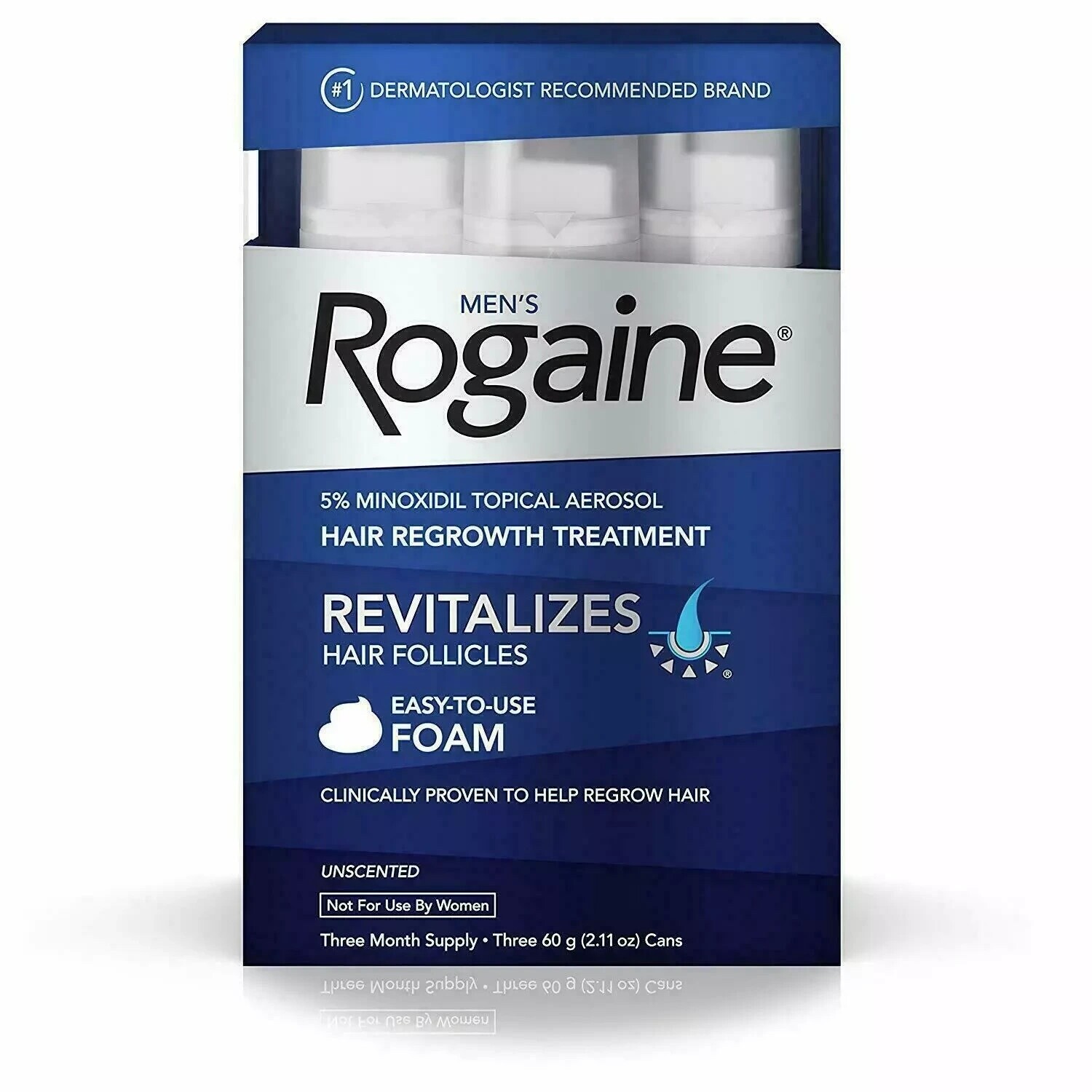 ✳️🔥 Rogaine Foam Hair Loss & Regrowth Treatment 5% Minoxidil – 1 – 4 Months🔥🔥