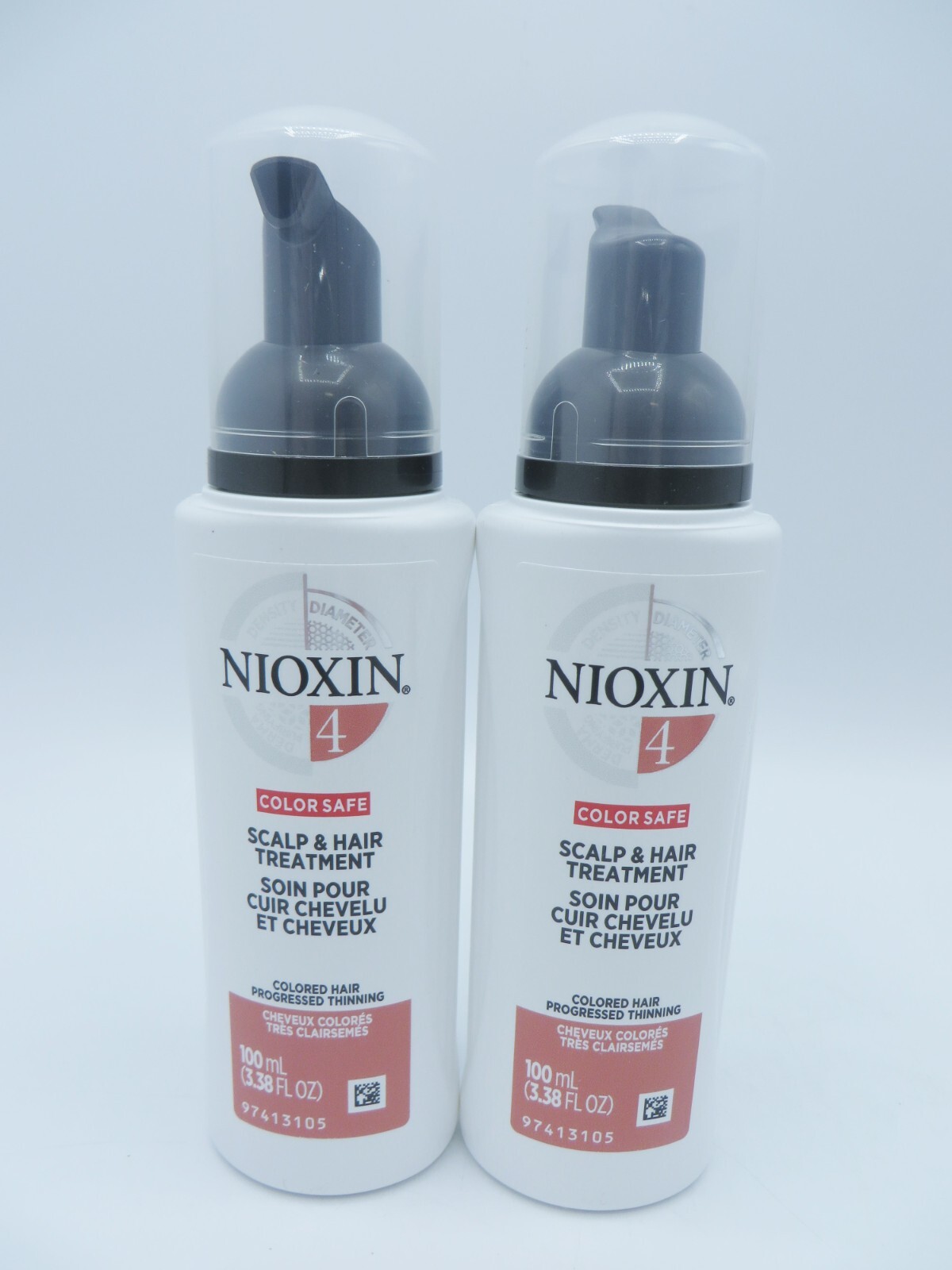 NIOXIN SYSTEM # 4 SCALP & HAIR TREATMENT 3.38 OZ (Lot of 2)