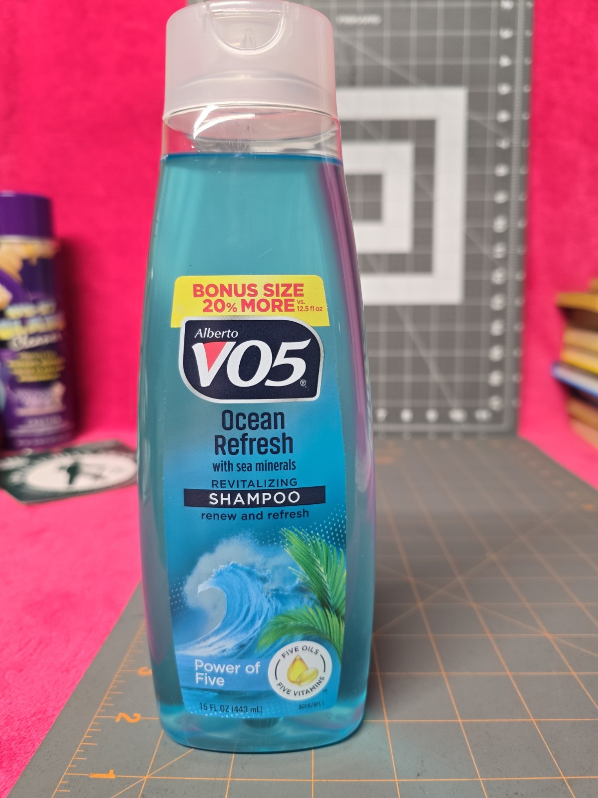Alberto VO5 Ocean Refresh Moisturizing Hair Shampoo,Soft and Shiny Hair 15 fl oz