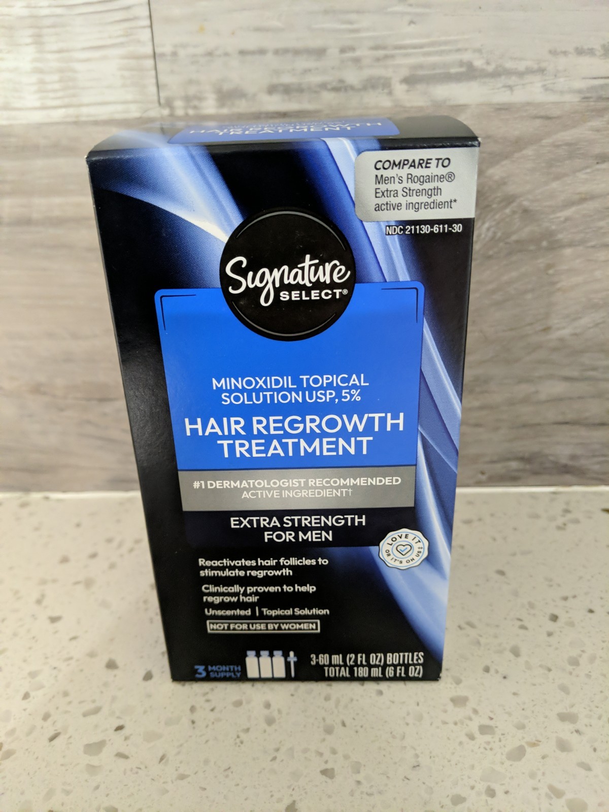 Signature Select Hair Regrowth Treatment For Men Extra Strength 3-month Supply