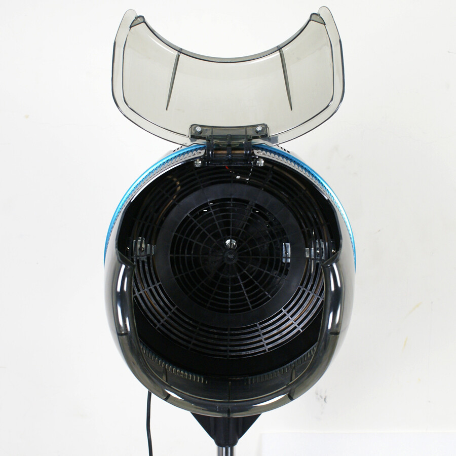 Professional 1300W Hooded Floor Bonnet Hair Dryer Stand Up w/Timer Rolling Wheel