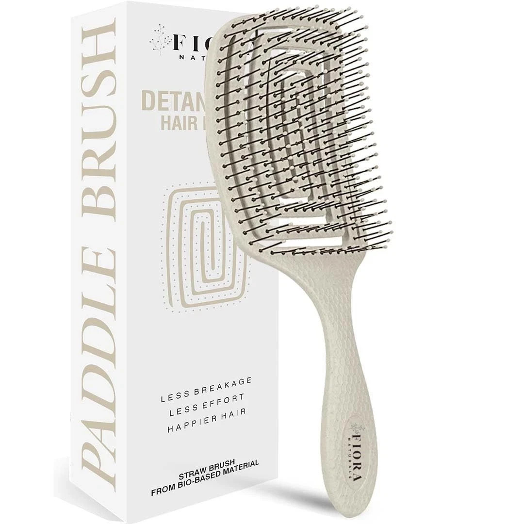 Paddle Hair Brush for Thick Hair – Detangler Brush for women – Vented Hairbrush